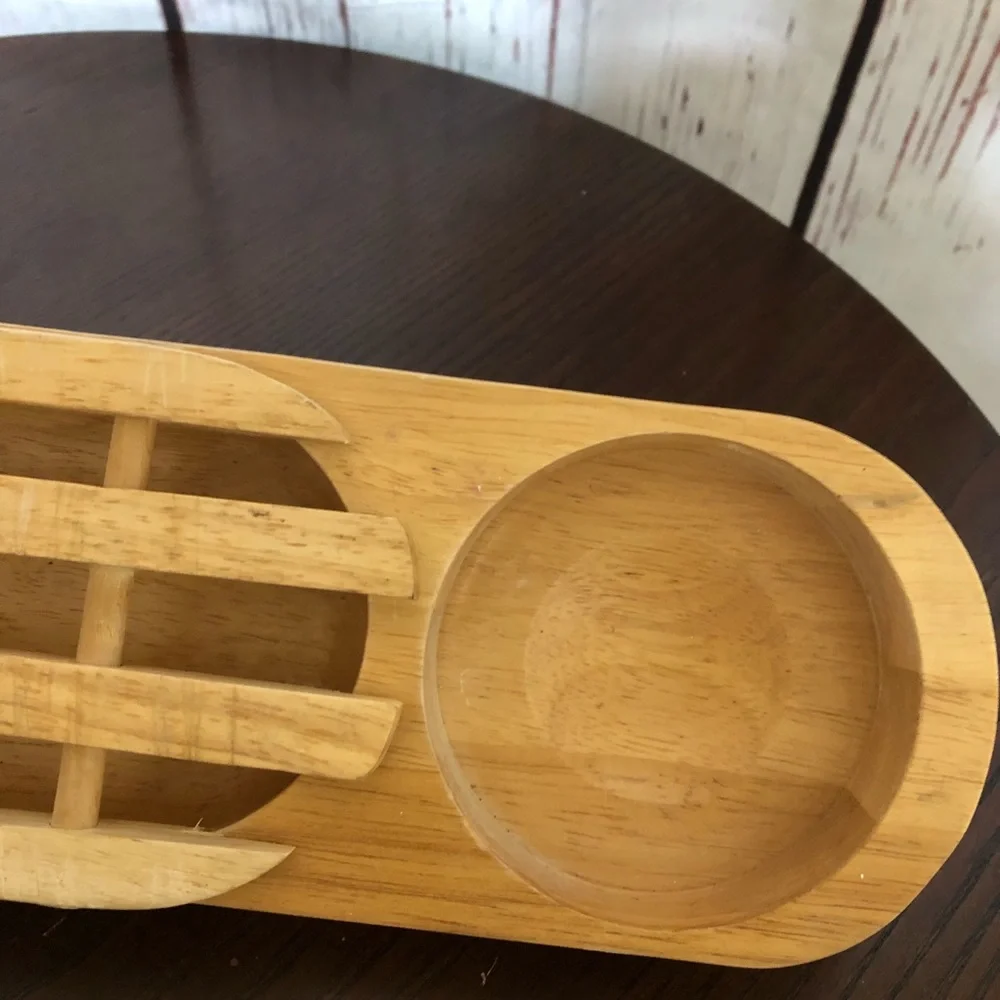 Natural Wood Bread Cutting Tray